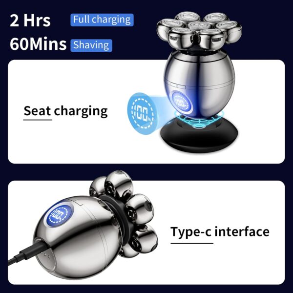 Tatayo Electric 5 in 1 Bald Head Shaver - Image 5