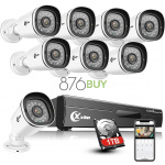 XVIM 8CH 1080P Security Camera System with 1 TB DVR