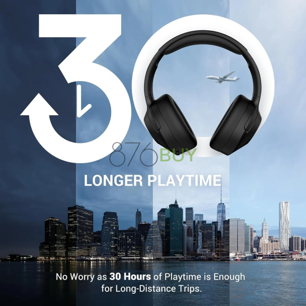 Vibeadio Hybrid Active Noise Cancelling Headphones - Image 3