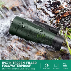 CAMMOO 12x50 High Powered, Low Light Monocular