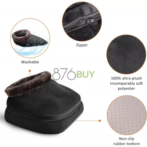 Snailax 2-in-1 Shiatsu Foot and Back Massager with Heat