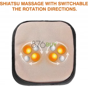 Snailax 2-in-1 Shiatsu Foot and Back Massager with Heat