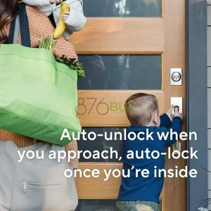 Wyze - Lock Smart Lock Wi-Fi Retrofit Deadbolt with App/Keypad/Voice Assistant Access - Silver