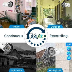 XVIM 8CH 1080P Security Camera System with 1 TB DVR