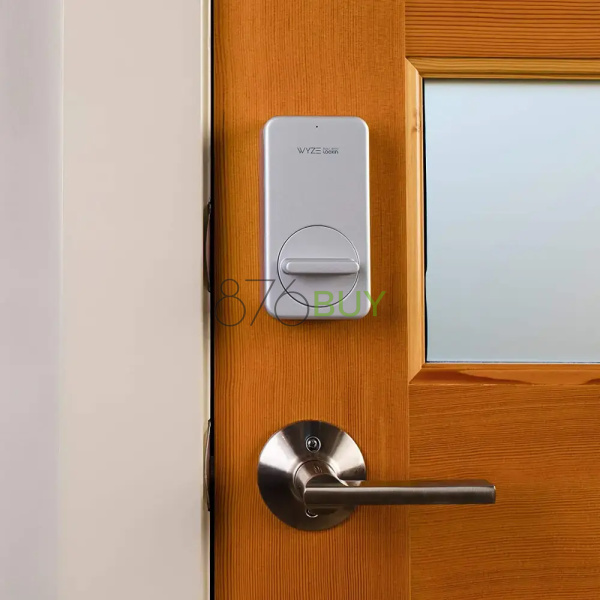 Wyze - Lock Smart Lock Wi-Fi Retrofit Deadbolt with App/Keypad/Voice Assistant Access - Silver - Image 2