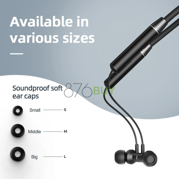 Magnetic Noise Reduction Sport Headset IPX5 Waterproof - Image 3