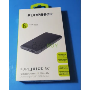 PureGear PureJuice 5000mAh Portable USB Charger - Black