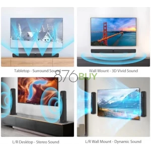 Assistrust 32 inch Separatable Soundbar System