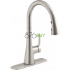 Kohler Bevin Pull-Down Kitchen Faucet, Stainless Steel
