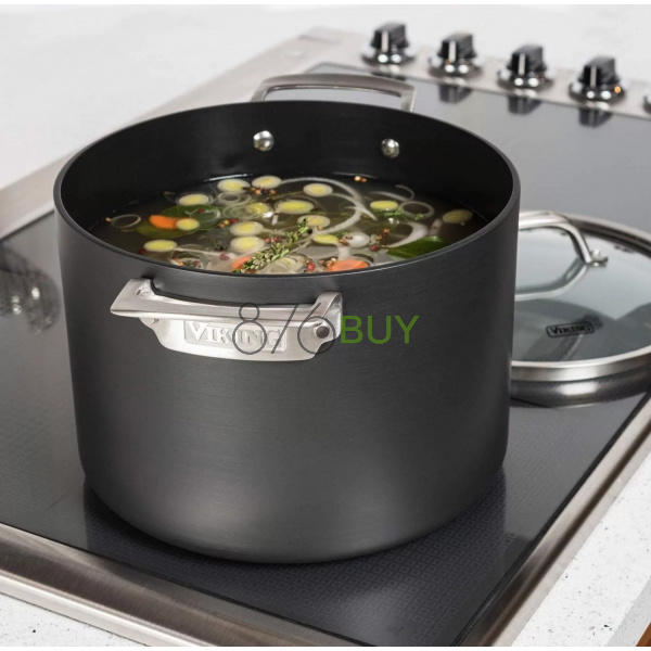Viking Non Stick 8 Quart Hard Anodized Stock Pot - Image 3