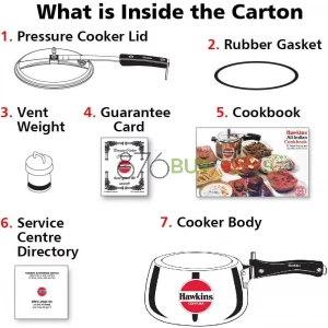 Hawkins Contura Pressure Cooker 3.0-Litre