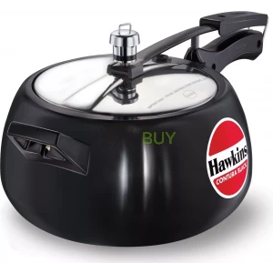 Hawkins CB50 Hard Anodised Pressure Cooker, 5-Liter