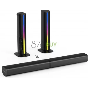 Wohome 2.2 Sound Bar for TV with Built-in Subwoofers