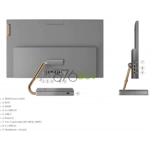 Lenovo 27" QHD Touchscreen All-in-One Ideacentre 5 Computer - 16GB DDR4 RAM, 512GB