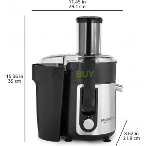 Amazon Basics Wide-Mouth, 2 speed centrifugal juicer