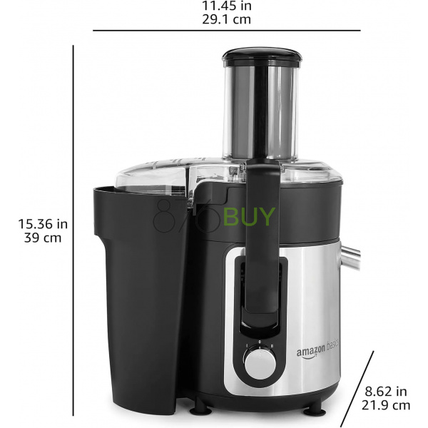 Amazon Basics Wide-Mouth, 2 speed centrifugal juicer - Image 3