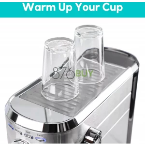 CASABREWS Compact Espresso Maker with Steam Milk Frother