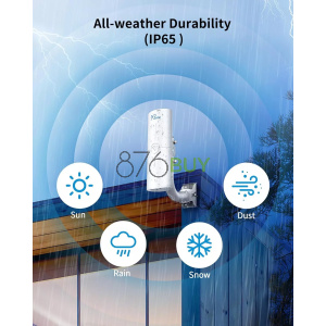 NGTeco 5KM Point-to-Point Outdoor WiFi Gigabit Wireless Bridge