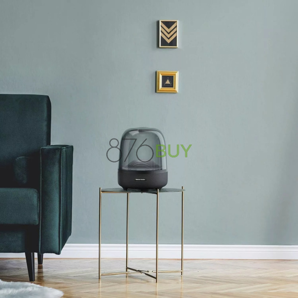 Harman Kardon Aura Studio 3 - Elegant, BT Wireless Speaker with Premium Design and Ambient Lighting- Black - Image 5