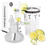 Silver One Stainless Steel  Cocktail Shaker