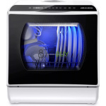 AIRMSEN Portable Countertop Dishwasher with 5-Liter Built-in Water Tank and Air-Dry Function