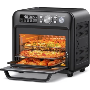 TaoTronics 19QT Air Fryer, 15-in-1 Family-Sized Smart Toaster Oven Countertop with Fits 12-inch Pizza, 6-Slice Toast