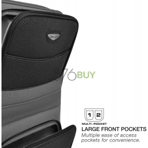 Travel Select Amsterdam Expandable Rolling Upright Luggage, Gray