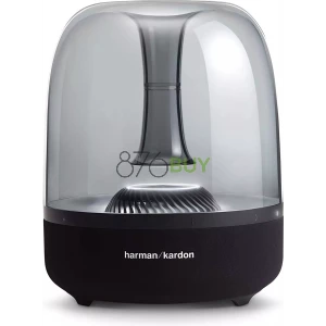 Harman Kardon Aura Studio 3 - Elegant, BT Wireless Speaker with Premium Design and Ambient Lighting- Black