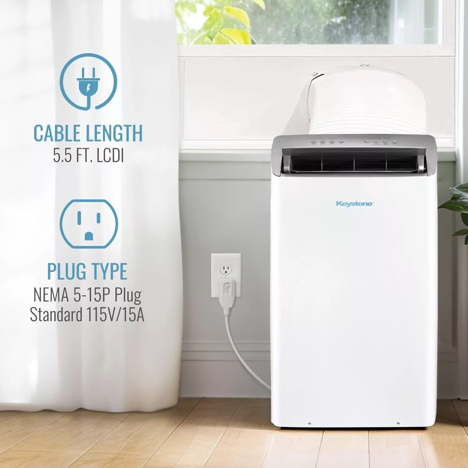 Keystone 14,000 BTU Portable Inverter Air Conditioner - Image 2