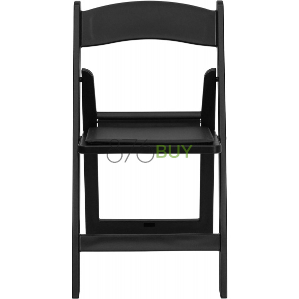 Flash Furniture Hercules™ Series Folding Chair - Black Resin - Image 3