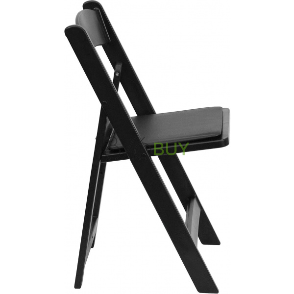Flash Furniture Hercules™ Series Folding Chair - Black Resin - Image 4