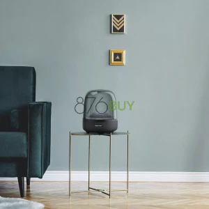 Harman Kardon Aura Studio 3 - Elegant, BT Wireless Speaker with Premium Design and Ambient Lighting- Black