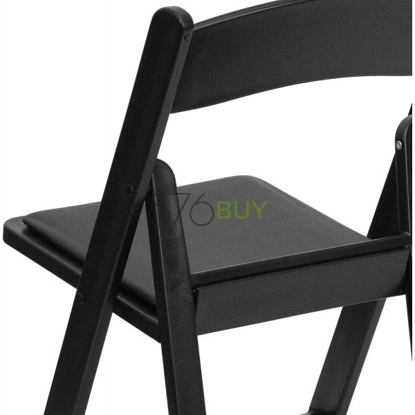 Flash Furniture Hercules™ Series Folding Chair - Black Resin - Image 5