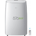 LG 10000 BTU (14000 BTU ASHRAE) Dual Inverter Portable Air Conditioner with Smartphone control, Rooms up to 500 Sq. ft,