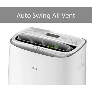 LG 10000 BTU (14000 BTU ASHRAE) Dual Inverter Portable Air Conditioner with Smartphone control, Rooms up to 500 Sq. ft,