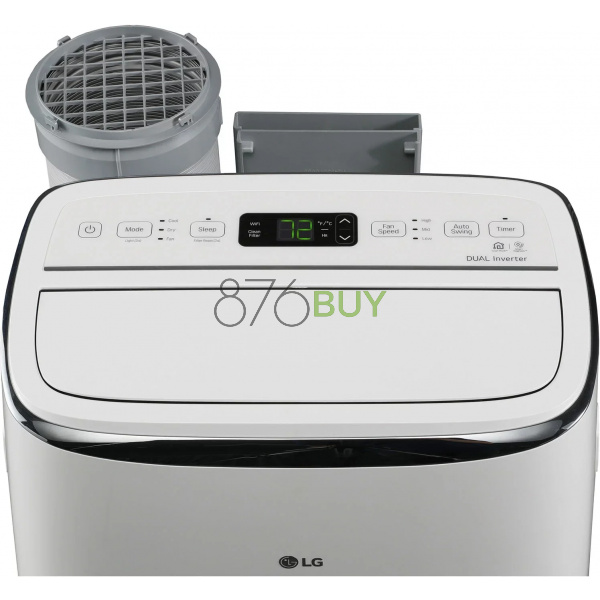 LG 10000 BTU (14000 BTU ASHRAE) Dual Inverter Portable Air Conditioner with Smartphone control, Rooms up to 500 Sq. ft, - Image 2