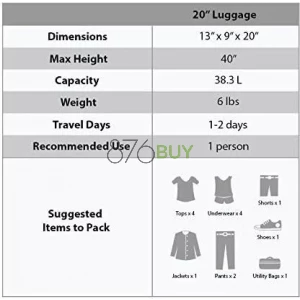 Rockland Safari Hardside Spinner Wheel Luggage, Pink Chevron, Carry-On 20-Inch