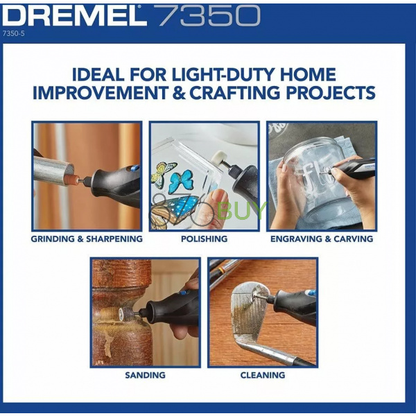 Dremel 7350-5 Cordless Rotary Tool Kit - Image 2