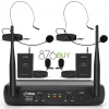 Pyle Dual Channel Wireless Microphone System