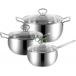 Doral Amsterdam Stainless Steel 6-Piece Cookware Set