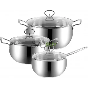 Doral Amsterdam Stainless Steel 6-Piece Cookware Set