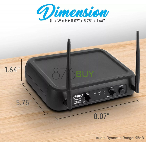 Pyle Dual Channel Wireless Microphone System - Image 8