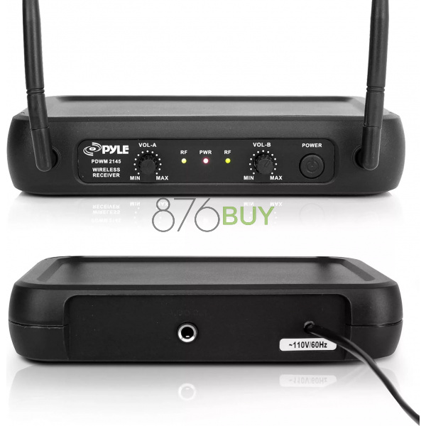 Pyle Dual Channel Wireless Microphone System - Image 4