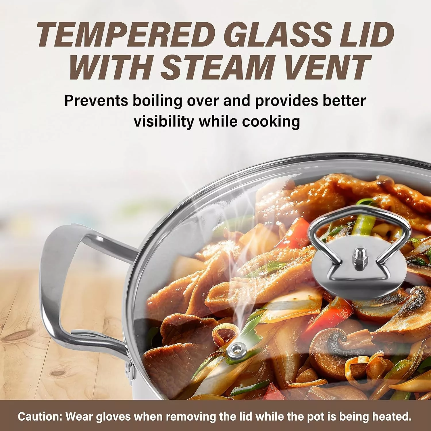 Doral Amsterdam Stainless Steel 6-Piece Cookware Set - Image 3