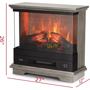 TURBRO Firelake 27-Inch Electric Fireplace