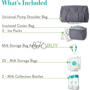 Evenflo Pumping Accessories, Grey