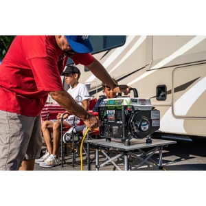 Pulsar 1200 Peak Watt, 900 Running Watt Portable 2-Cycle Gas Powered Generator