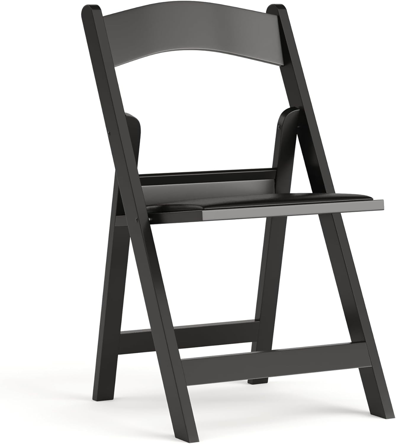 Flash Furniture Hercules Series Stackable Folding Chairs for Churches, Weddings and Formal Events - Set of 4, Black - Image 7