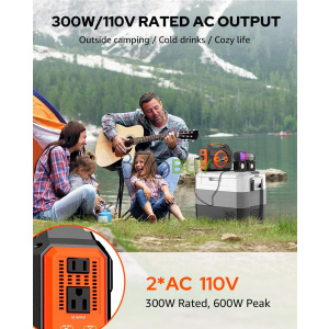 Portable Power Station Bank 300W Rated(600W Peak)