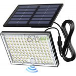 JACKYLED Solar Lights Outdoor with Motion Sensor